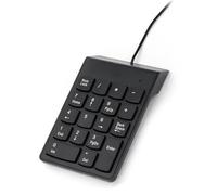 Zgehnao Clavier numérique USB ergonomique pour le bureau et les jeux avec raccourcis multimédia et durabilité