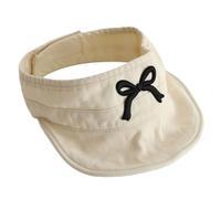 Zgehnao Coiffe pour adulte, chapeau de soleil pour bébé fille en coton respirant pour chambre d'enfant, beige, 5-6