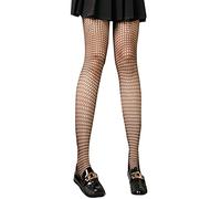 Zgehnao Collants résille noirs pour femme avec trous ronds et transparents