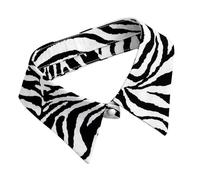 Zgehnao Collier de chemise, faux col rayé noir et blanc, faux revers amovible, collier de chemisier, faux collier ras du cou, accessoire de vêtements, Col à pointe zèbre, Neck circumference about 40cm