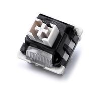 Zgehnao Commutateurs de clavier remplaçables à chaud - Commutateurs en bois gris linéaires avec guide de lumière pour plus de confort - Claviers mécaniques