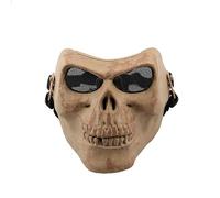 Zgehnao Crâne de protection pour fêtes et Halloween 1 pièce pour maquillage scène, spectacles, ménage