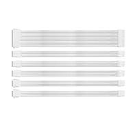 Zgehnao Ensemble d'extension de câble d'alimentation pour PC 30 cm 24 broches PCIE GPU 8 broches CPU 4 + 4 broches avec peignes de câble