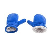 Zgehnao Gants épais pour enfants, garçons et filles, gants d'hiver chauds, gants de ski réglables doublés, chauffe-mains, Bleu roi, L, 7.8x7.8in