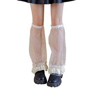 Zgehnao Jambières, jambières en tulle pour filles, poignets en dentelle, costume pour fille, cosplay, vêtements d'extérieur pour filles, Bronzing Star Comple, About 50cm long