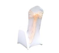 Zgehnao Lot de 10 nœuds en ruban, nœuds colorés et élégants pour chaise, mariage, fête, anniversaire, hôtel, banques