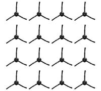 Zgehnao Lot de 16 brosses latérales de rechange à 3 bras pour pièce Robtic