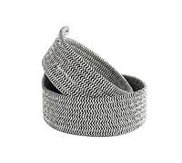 Zgehnao Lot de 2 paniers de rangement tissés en corde de coton pour chambre d'enfant, salle de bain, chambre à coucher, rangement cosmétique