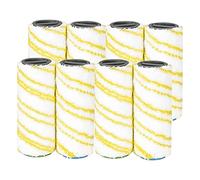 Zgehnao Lot de 8 brosses de rechange en microfibre compatibles avec les sols électriques FC5 FC7 FC3 FC3D