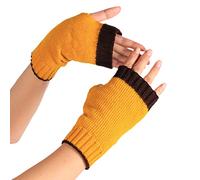 Zgehnao Mitaines mi-doigts douces pour enfants - Mitaines chaudes - Couleur assortie - Pour garçons et filles - Fournitures d'hiver