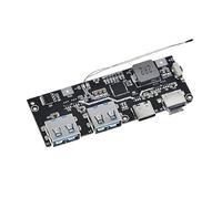 Zgehnao Module convertisseur de charge rapide avec alimentation bidirectionnelle avec 5 ports USB QC4 PD3.0 prise en charge d'entrée et de sortie