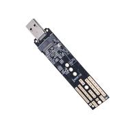Zgehnao NVME et SATA HDDs USB3.1 TypeA Boîtier en aluminium avec garniture UASP pour disques durs 2242/2260/2280