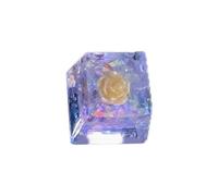 Zgehnao OEM Hauteur Fleur Keycap Élégant Résine Fleur Keycaps Avec Rétro-éclairage Pour Clavier Mécanique Personnalisation 1PC