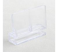 Zgehnao Pince en verre pour aquarium en acrylique transparent - Support poisson pour couvercle - Pinces pour mur de 0,6 cm d'épaisseur