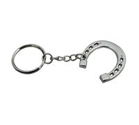 Zgehnao Porte-clés en forme de fer à cheval élégant et élégant en alliage robuste pour équestres