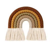 Zgehnao Tapisserie arc-en-ciel tissée nordique décoration murale à suspendre pour chambre d'enfant ou chambre d'enfant