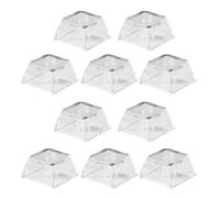 Zgehnao XDA2 Lot de 10 touches pour clavier mécanique 1U Transparent rétroéclairé