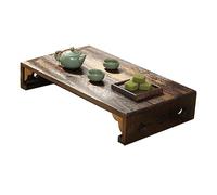 ZGFOZJGC Table Basse Japonaise, Table d'appoint, Table à thé rétro, Table à thé fenêtre, Table à thé Zen, Table à thé Tatami, Table Basse Japonaise (Taille : 50 * 35 * 11 cm)