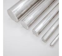 ZGG Barre ronde en aluminium AlMgSi0,5 profil plein matériau rond barre 6-50mm diamètre 50-2000mm, pour applications de construction ou bricolages. (500 mm / 50 cm, Ø 50 mm)