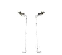 ZGGOZDH Charnières Gauche et Droite pour écran LCD/LED d'ordinateur Portable ASUS K70 K70IJ K70IL K70IO K70AE K70AD F70 X70 17,3 Pouces 100226A5 100317A5