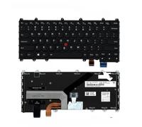 ZGGOZDH Clavier Interne rétroéclairé pour Ordinateur Portable Lenovo ThinkPad Yoga 260, Version américaine (Anglais) : 00PA124 00PA206