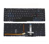 ZGGOZDH Clavier rétroéclairé RVB US RU pour Acer Predator pour Helios PHN16-71 PH317-55 LG5P-A52BWL NK151310B rétroéclairage coloré Russe(Russian)