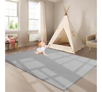 ZGHGEUO Tapis d'éveil et de Jeux Bebe Epais de 2 CM, Tapis de Jeu en Mousse à mémoire de Forme antidérapant, Velours Corail Tapis Zone Tapis de Jeu Ramper Tapis pour Chambre d'enfant 120 x 220 cm