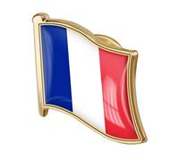 Zghhc 1pc République Française Drapeau Épinglette Métal Émail Épinglette Broche France De Drapeau Badges Drapeau National Broche Accessoire
