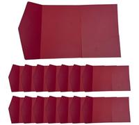 Zghhc 50 Pochettes À Trois Volets pour Invitations De Mariage, Élégantes, pour Enterrements De Vie De Jeune Fille, Fiançailles Quinceañera.