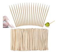 Zghhc Bâtonnets De Cire À Sourcils, 200 Pièces, Applicateur De Cire, Abaisse-Langue en Bois, Spatules, Bâtons De Tatouage, Petits Bâtons D'épilation