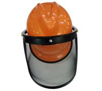 Zghhc Casque De Sécurité pour Débroussailleuse, Casque De Protection pour Tronçonneuse, Masque De Protection De Sécurité, Accessoires De Tondeuse À Gazon pour Foresterie