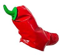 Zghhc Chapeau Piment Rouge, Accessoire De Déguisement Amusant en Forme De Légume, Idéal pour Les Fêtes À Thème Les Déguisements.