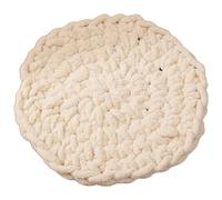Zghhc Coussin De Tissé À Main, Coussin De Chaise Rond De 50 Cm, Coussin De Siège Doux, Tapis De Tricoté pour Intérieur Extérieur, Canapé, Cheminée, Décoration De Bureau