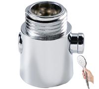 Zghhc De Dérivation De Pomme De Douche Abs, Interrupteur À Bouton-Poussoir, Vanne d'angle D'arrêt, Pomme De Douche Résistante À Chaleur, Vanne D'arrêt