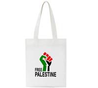Zghhc en Toile Imprimé Palestine Gratuit, Sacs D'épicerie, De Shopping Rétro Palestine, À Main Décontracté, Fourre-Tout De Plage, À Bandoulière