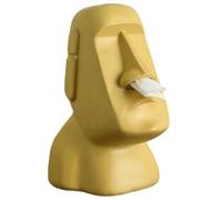 Zghhc Île De Pâques Moai Statue Boîte À Mouchoirs Distributeur Rétro Serviette Boîte Boîte À Mouchoirs Couverture Serviette Étui pour Hôtel Maison Café