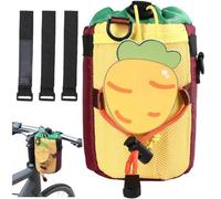 Zghhc Porte-Bouteille D' Carrot, De Guidon De Vélo, Pochette Avant pour Bouteille D', Rangement pour Bouteilles De Vélo, pour Bouteille D' De Cyclisme, pour Les Voyages, L'extérieur Le
