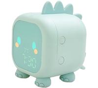 Zghhc Réveil pour Enfants, Réveil Numérique Dinosaure Mignon avec Veilleuse Entraînement Au Sommeil, Horloge De Chevet pour Enfants, Entraîneur De Sommeil
