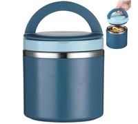 Zghhc Thermos À Soupe De 1000ml pour Aliments Chauds, Pot Alimentaire Isolé en Acier Inoxydable avec Poignée, Boîte À Déjeuner À Large Bouche, Conteneurs pour Adultes