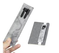 Zghhc Trousse À Crayons Réglable Bande Élastique Stylo Pince Créative Affaires Cahier Porte-Stylo pour Carnet Journal Journal Presse-papiers Porte-Stylo