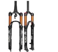 ZGHNASHUN Fourche VTT 1 pièces VTT Air Fourche Suspension Solo vélo Avant Prise Course 100-120 MM 26/27. 5/29 Pouces Droit/Conique Tube Alliage(27.5 Tapered Remote)