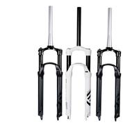 ZGHNASHUN Fourche VTT Fourche Avant VTT VTT 26/27. 5/29 Pouces Course 100mm Amortissement d'air Suspension à Distance contrôle pièces de vélo(26 White Shoulder)