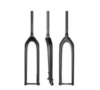 ZGHNASHUN Fourche VTT Fourche VTT en Carbone 27,5 Pouces 29 15 x 110 mm 1-1/8"-1-1/2" Pneu Conique Max 3.0 Fourches rigides for(29er Matt Black)