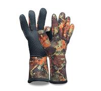 ZGHQHCDRH 1 Paire de Gants plongée 3 mm, Natation, équipement avec Tuba, Anti-Rayures, Maintien au Chaud, Combinaison, Chasse sous-Marine(Bianco,XL)