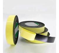 ZGHQHCDRH 1 rouleau de ruban adhésif en mousse EVA noir à forte adhérence-Joint adhésif simple face étanche for portes/fenêtres et plus encore(5m X 25mm X 3mm)