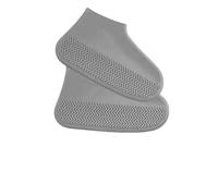 ZGHQHCDRH 2 Couvre-Bottes imperméables, antidérapants, élastiques et Pliables. Résistants à l’Usure, Anti-salissures, pour déplacements extérieurs par Temps pluvieux.(Grey,M)