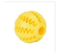 ZGHQHCDRH 3 Jouets for Golden Retriever : Balle distributrice de friandises, Jouet à mâcher résistant(Yellow,M)