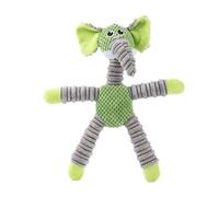 ZGHQHCDRH 3 pièces de Jouets for Chiens, Jouets de Grands Personnages résistants aux morsures, Ours éléphant, cochons, Jouets sonores d'animaux(Elephant)