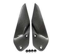 ZGHQHCDRH Accessoires Moto Déflecteur Moto Déflecteur latéral de Pare-Brise en Carbone pour Moto BMW R1250GS Adventure R1250 GS GSA 2019-2023(Water Transfer Print)