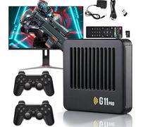 ZGHQHCDRH All8bit G11 Pro Boîte De Jeux 100000 Jeux Rétro，4K HD，2 Contrôleurs sans Fil 2.4G，Plug & Play，Console De Jeux Retrowave(256G)
